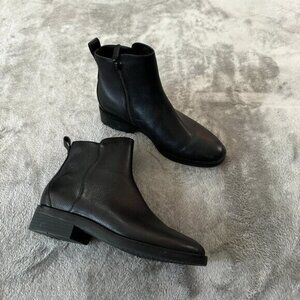 Cole Haan River Chelsea Ankle Boots Black Leather Women's 8